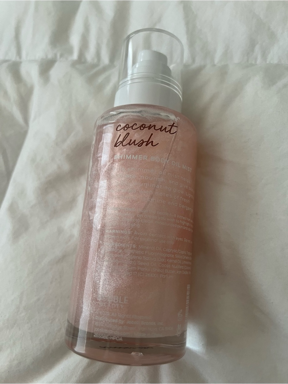 Bubble beauty coconut blush shimmer body oil 6fl oz - Picture 3 of 4